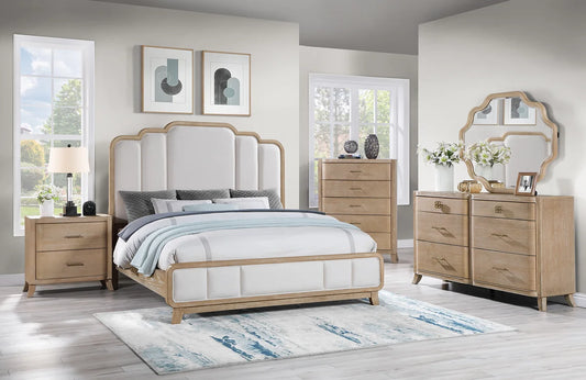 5pcs B8550 Laguna Wood Finish Bedroom Set