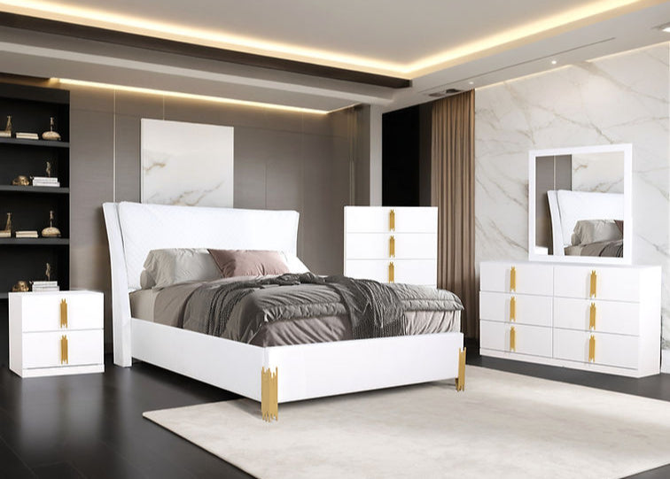 4pcs or 5pcs D9060 Glamor Bedroom Set
