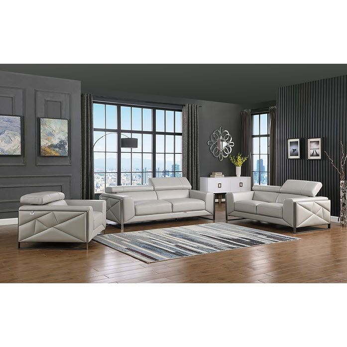 MI-989 Giorgio (LT. Grey) - Sofa