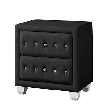 B2029 Olivia (Black) - Nightstand