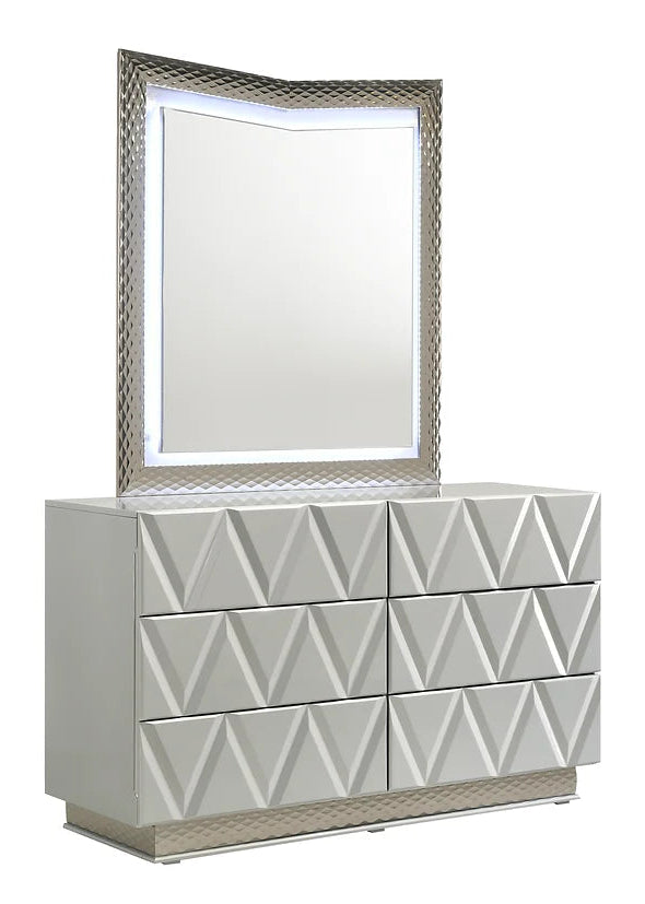 5pcs B91 Vera Grey Finish Bedroom Set