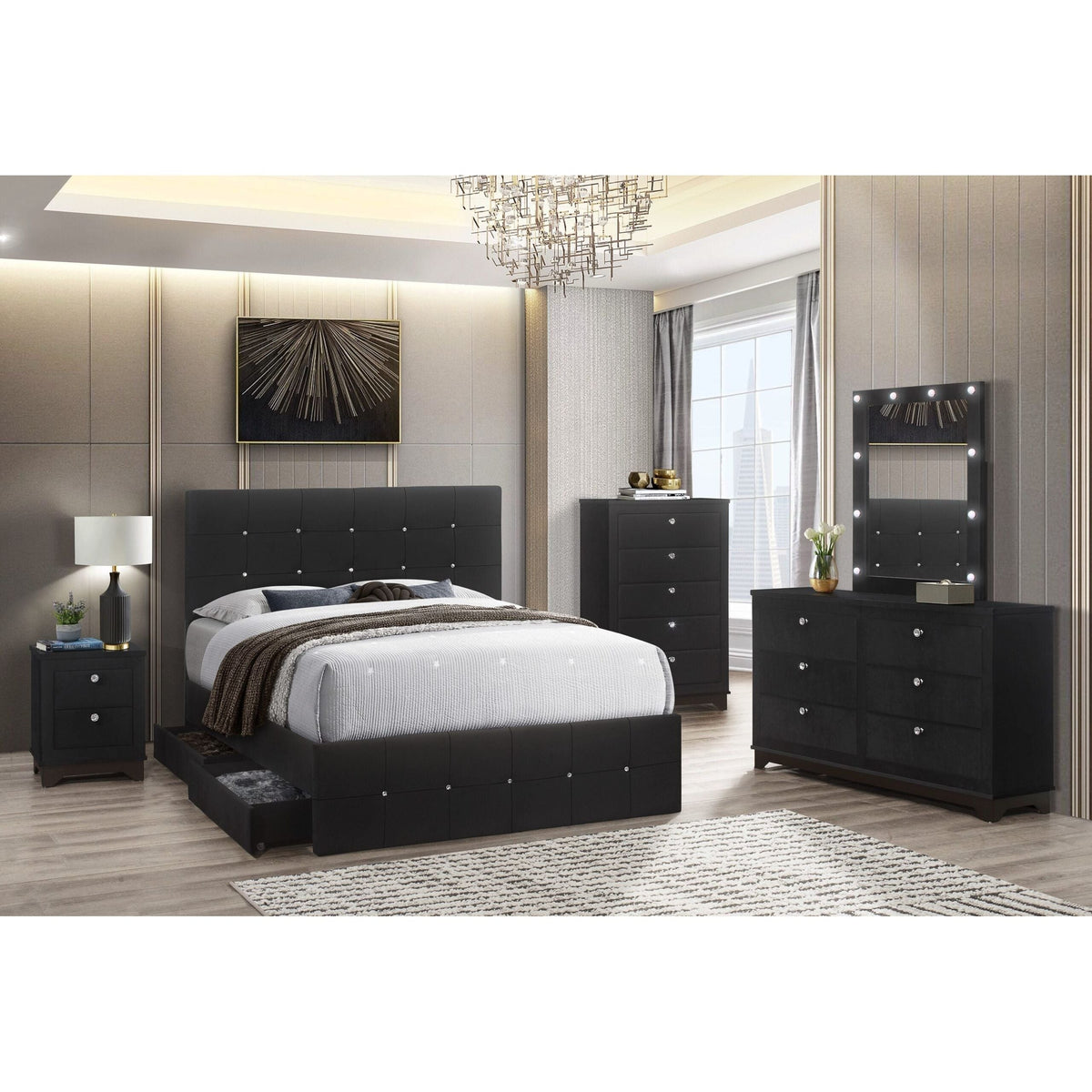 B8200 Midnight - Queen 4pcs