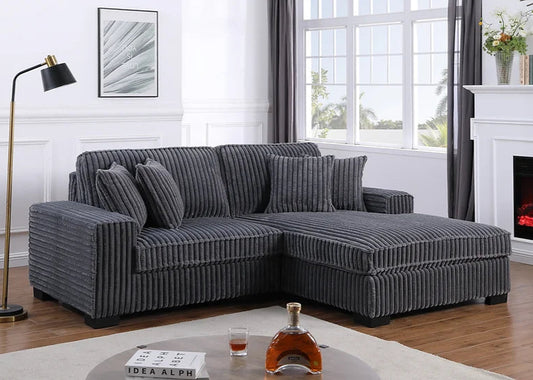 S860 Comfy II 2pcs Grey Sectional