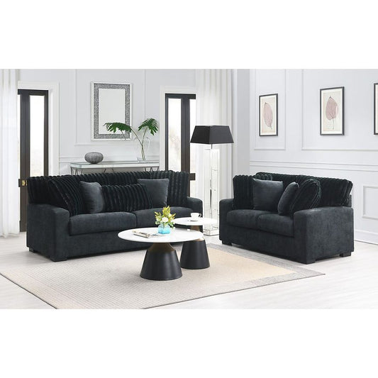 S1800 Tarra (Black) - Sofa
