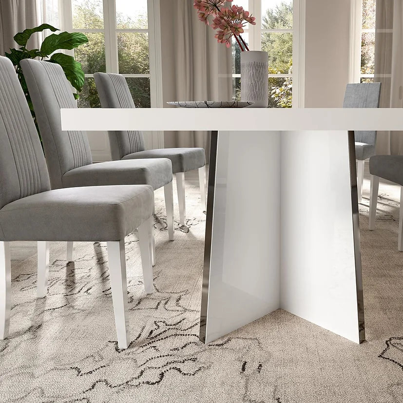7pcs Mara Marble Top Italian Dining Set