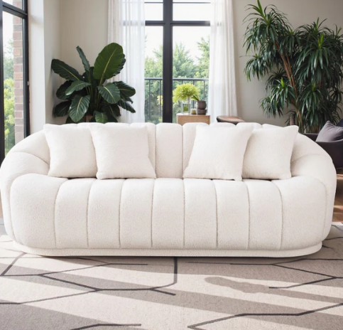Clerance - Fairfield Cream Boucle Sofa