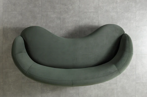 Bonita Green Velvet Sofa 91