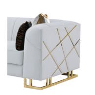 S901 Designer (Off White) Sofa & Loveseat