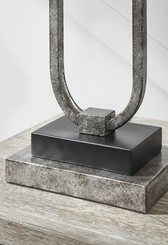 L208284 Silver Finish Lamp