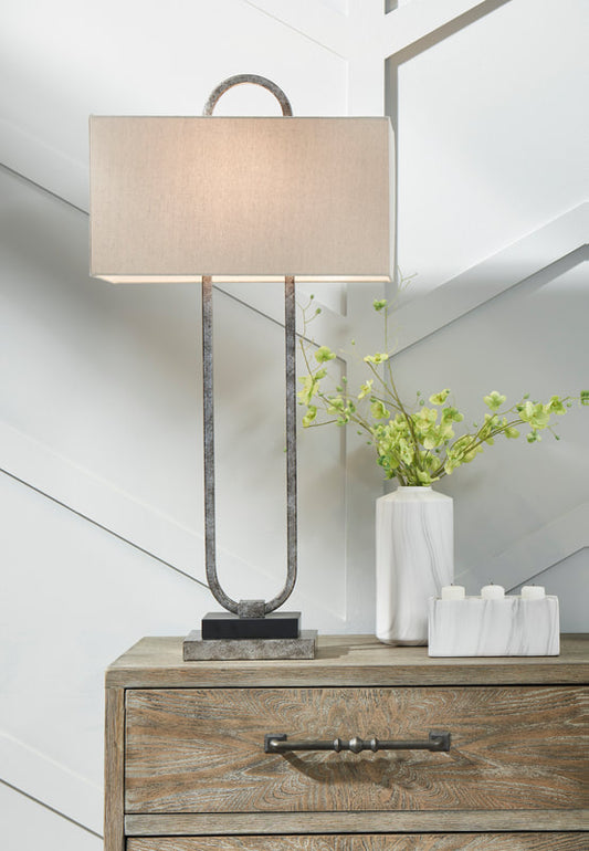 L208284 Silver Finish Lamp