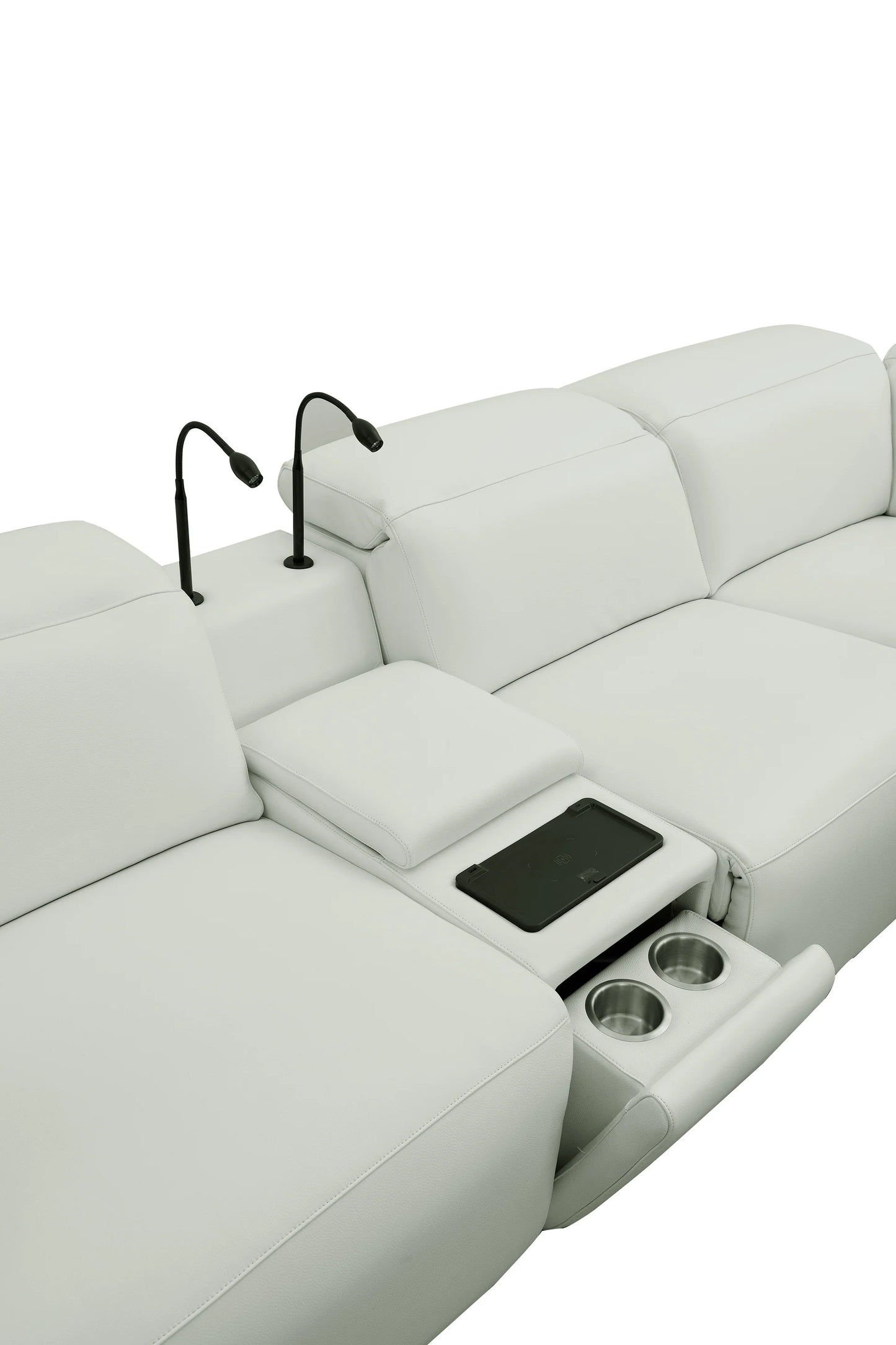MI-2520 Holly (White) 6pcs Reclining Sectional