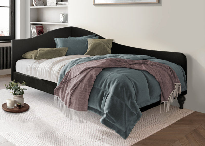Mary Black Velvet Daybed