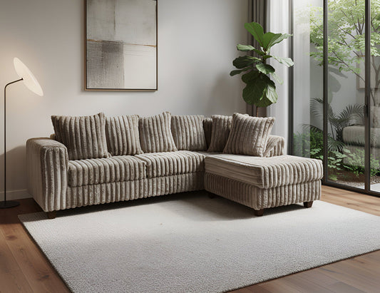 S300 Gia Sectional (Mocha) - Sectional