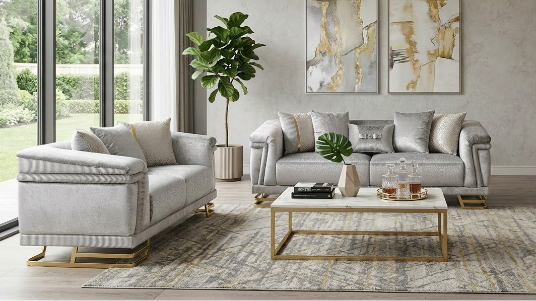 S1010 Amalfi (Grey) - NEW COLLECTION 2pcs
