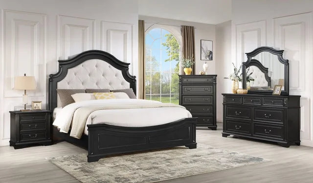 B6020 - 4pc or 5PC Bedroom Set - Queen, King - Queen 4pc