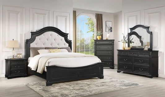 B6020 - 4pc or 5PC Bedroom Set - Queen, King - Queen 4pc