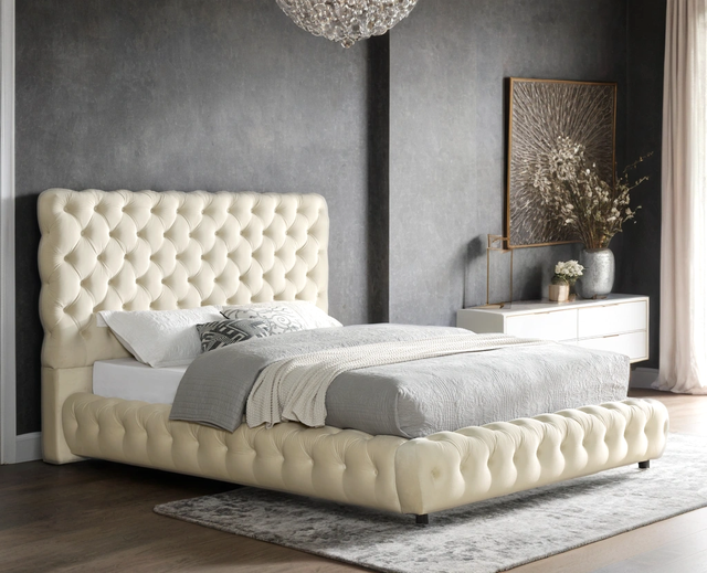 Dream Beige Platform Bed