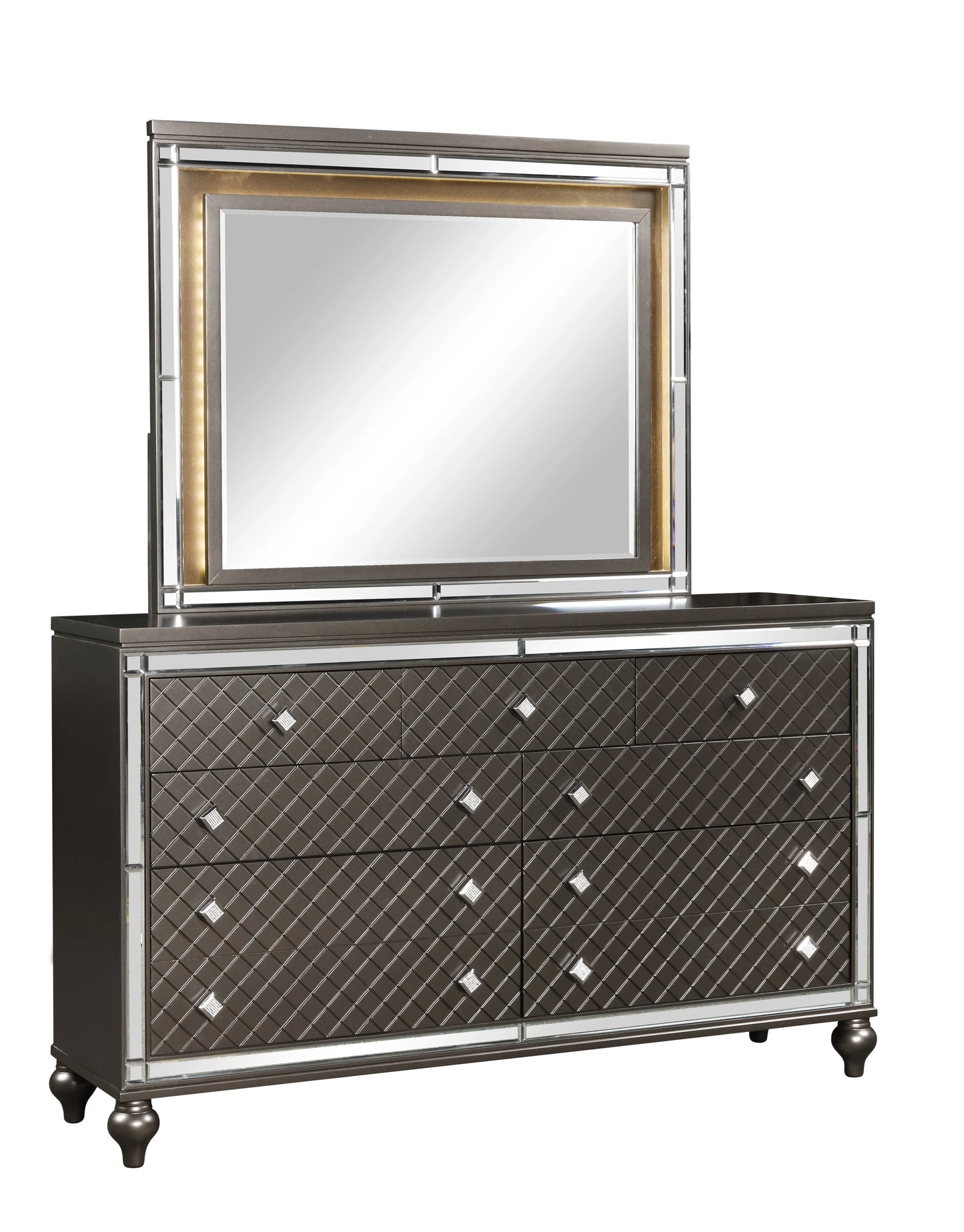 5pcs Star Charcoal Bedroom Set
