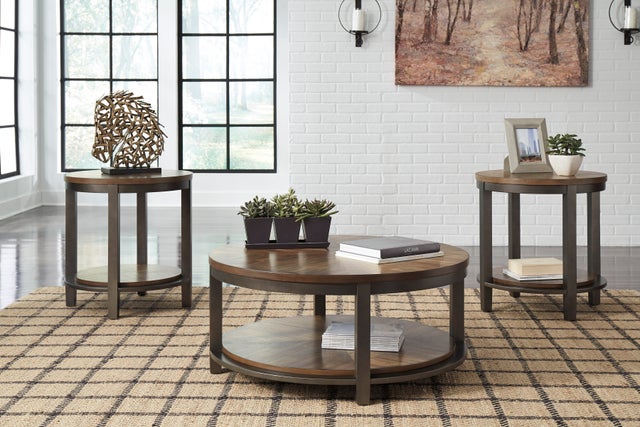 Ashley T411-13 Occasional Table Set