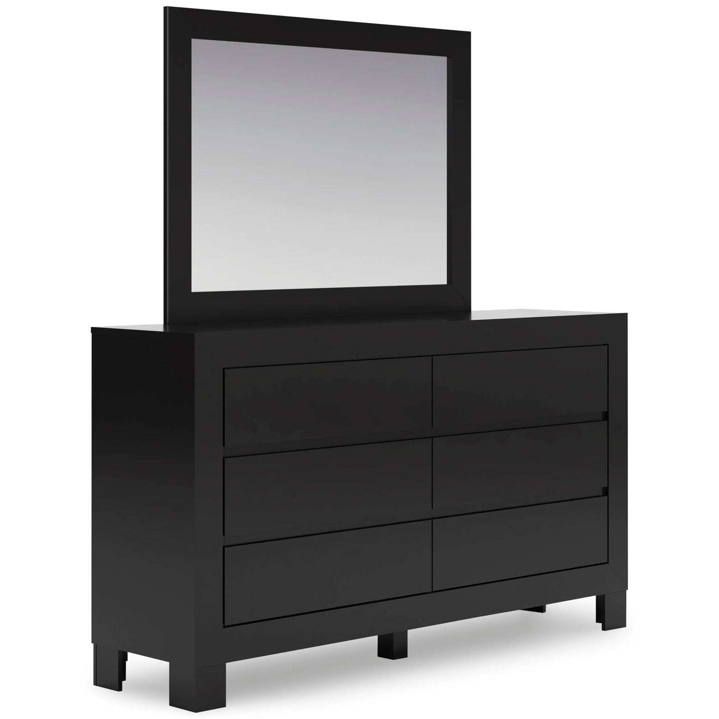 5pcs Ashley B4808 Black Bedroom Set