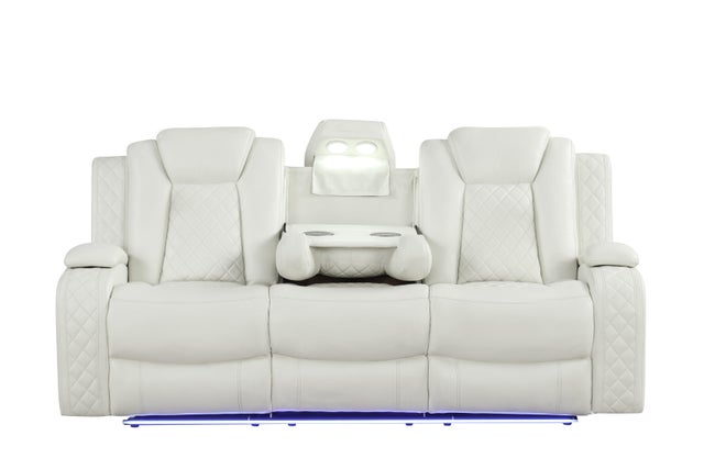 Luz White - Reclining Set