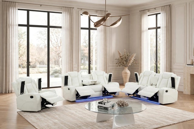 Luz White - Reclining Set
