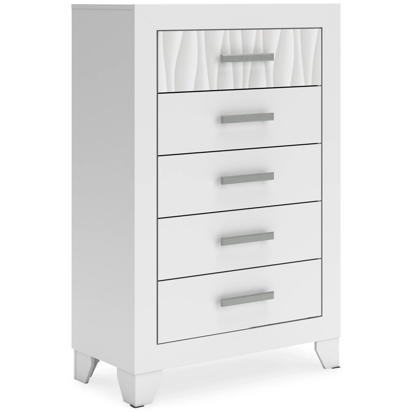 5pcs Ashley B4809 White Bedroom Set
