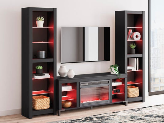 W2721 - TV Stand w/ Fireplace (LED Lights) - TV Stand with Insert