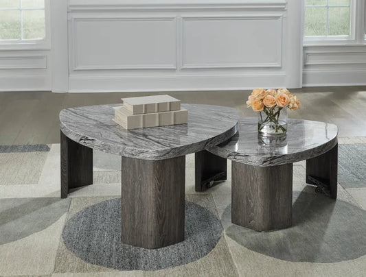 Ashley T600-0 - Stacked Cocktail Table