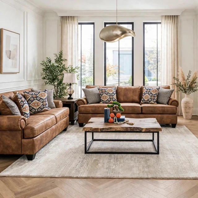 Behold 4215 Oversized Sofa & Loveseat Set 