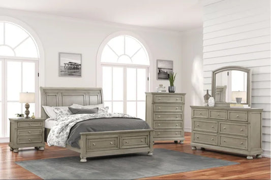 Magnolia20 4pc or 5pc Bedroom Set - Queen, King - Queen 4pc