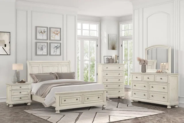 Magnolia40 4pc or 5pc Bedroom Set - Queen, King - Queen 4pc