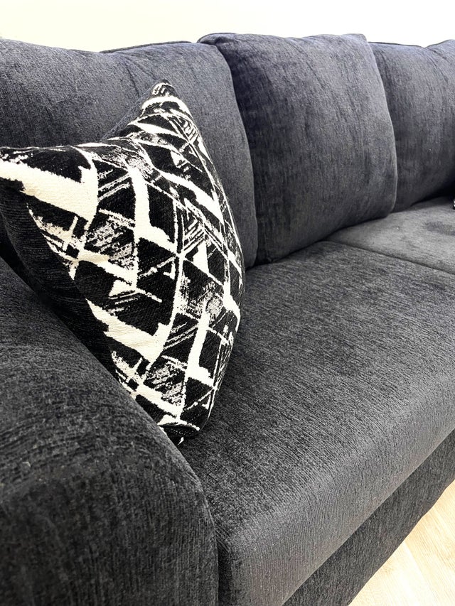 210 BLACK Sofa and Loveseat Set
