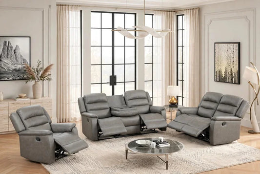 Hope Gray 3PC Reclining Set