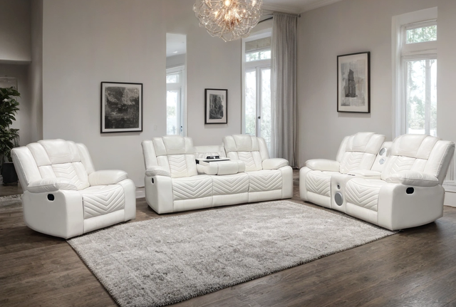 Ace White - Reclining Set