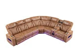 Barcelona Brown Power Reclining Sectional