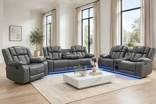 Ace Gray - 3PC Reclining Set (ETA 10/11)