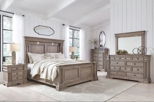 Ashley B916 5PC Bedroom Set, Queen & King (ETA: 10/2) - Queen 5pc
