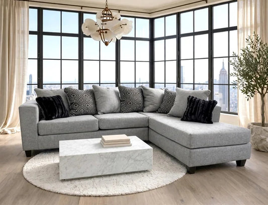 110 - Gunmetal Sectional **ON SALE**