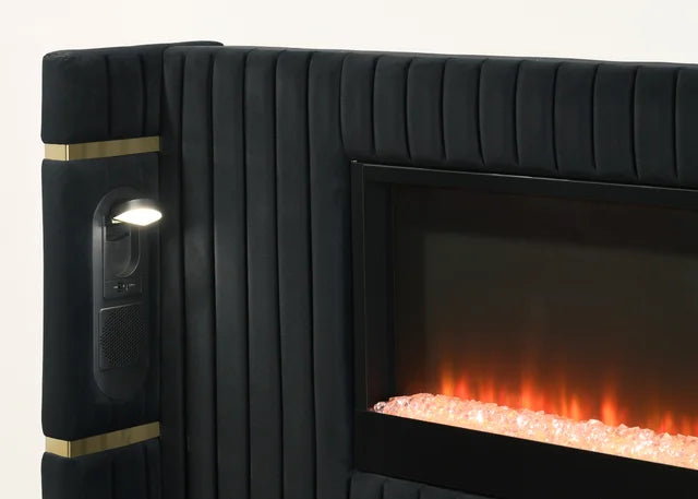 Romance2 Black Platform Bed