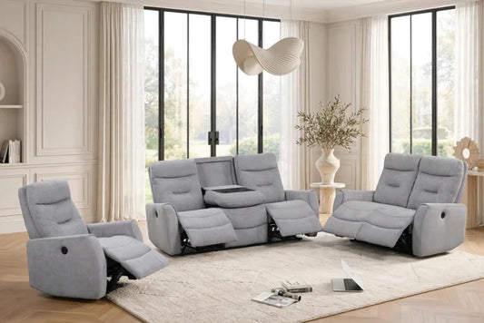 Nina Gray - 3PC Power Reclining Set