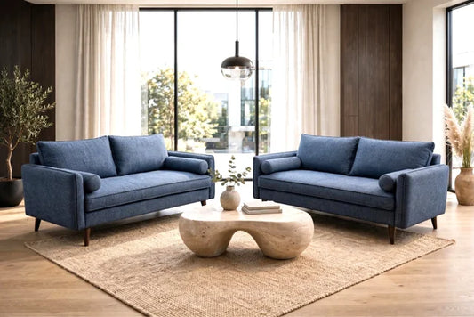 Vanti Blue - 2PC Living Room Set