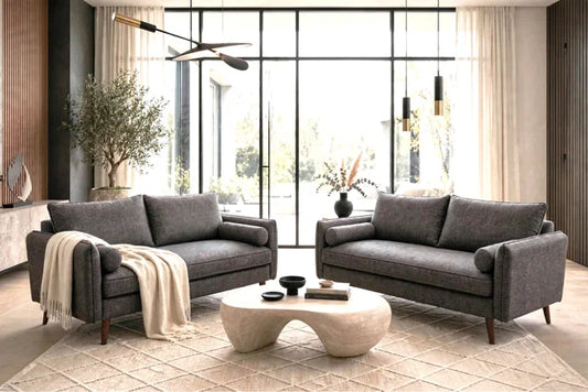 Vanti Grey - 2PC Living Room Set