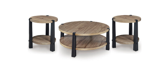 Ashley T518 - Occasional Table Set - Cocktail Table
