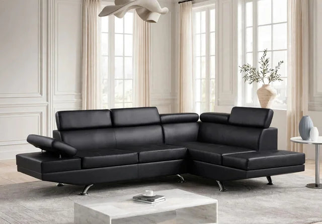 Moderno - Sectional (Black)