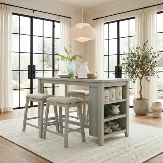 942 Grey 5PC - Table + 4 Chairs **NEW ARRIVAL**