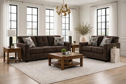 Washington 3000 Chocolate Sofa & Loveseat **NEW ARRIVAL**