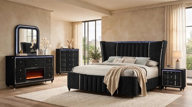 Cleopatra Black 4PC OR 5PC Set