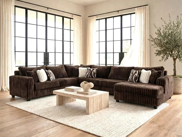 9900 Chocolate - Oversized Sectional