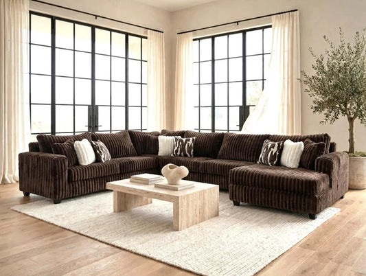 9900 Chocolate - Oversized Sectional